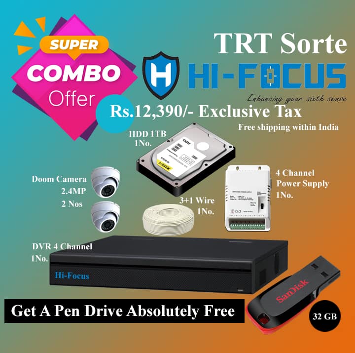 Hi focus 4 channel dvr top
